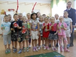 Дошколята Новодвинска в роли пожарных